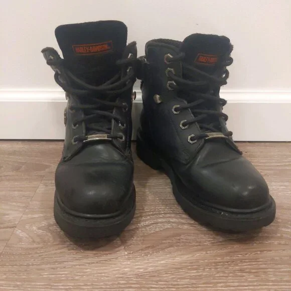 Harley-Davidson | Shoes | Harley Davidson Black Lace Up  display picture 3